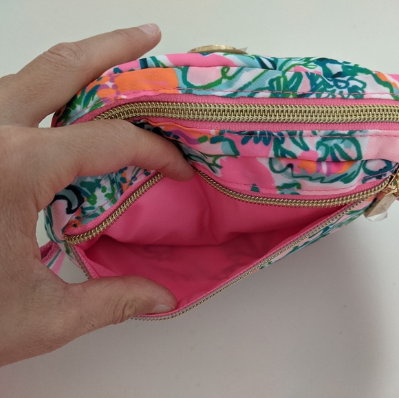 NWOT! Lilly Pulitzer Jeanie Belt Bag In Soleil Pink Perfect Poppy - Picture 12 of 14